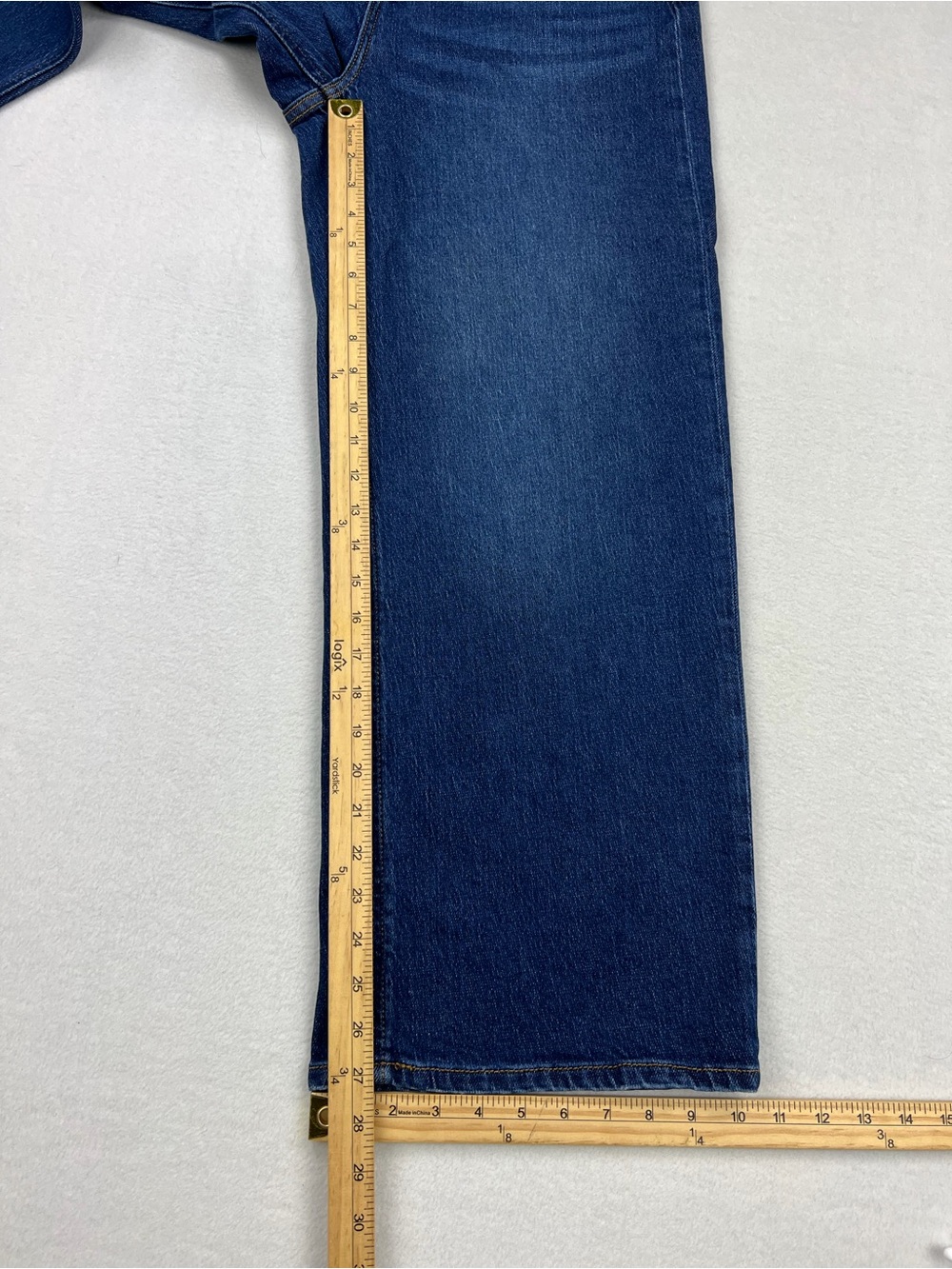Quince Wide-Leg Jeans in Deep Blue Wash - Picture 11 of 12